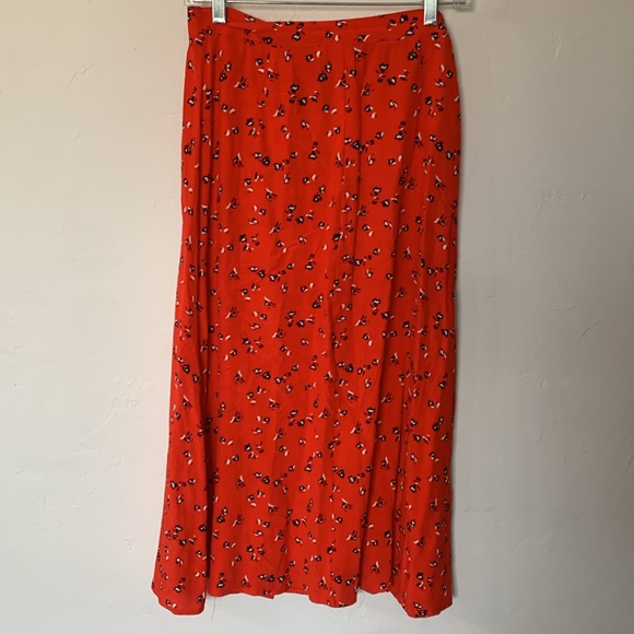 GAP Rayon midi skirt buttons - Picture 4 of 6